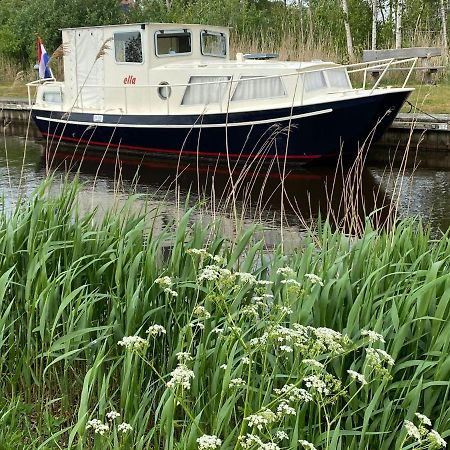 Boat Ella - Kamperen Op Het Water -Niet Om Mee Te Varen -Read Host Profile-Lees Hostprofiel Jutrijp Экстерьер фото