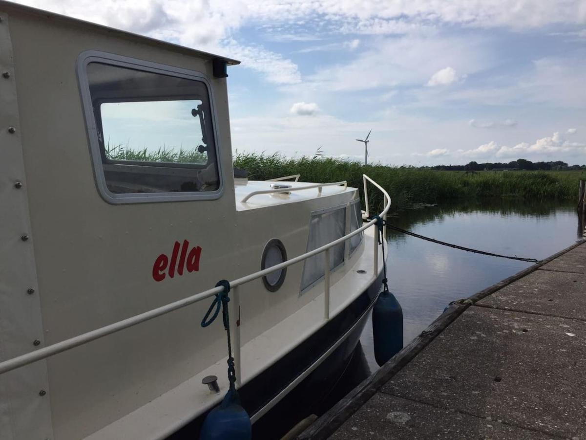 Boat Ella - Kamperen Op Het Water -Niet Om Mee Te Varen -Read Host Profile-Lees Hostprofiel Jutrijp Экстерьер фото